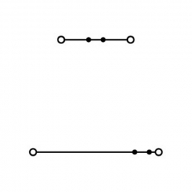 WAGO | 870-501 | DOUBLE-DECK TERMINAL BLOCK; THROUGH/THROUGH
