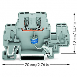 WAGO | 870-523/281-580 | COMPONENT TERMINAL BLOCK; DOUBLE-DE