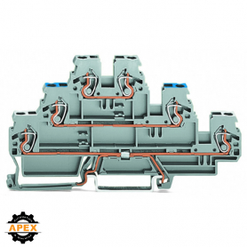WAGO | 870-559 | TRIPLE-DECK TERMINAL BLOCK; THROUGH/THROUGH