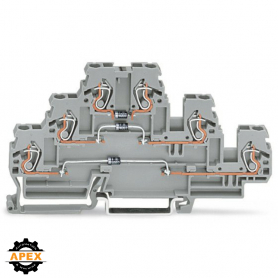 WAGO | 870-596/281-674 | COMPONENT TERMINAL BLOCK; TRIPLE-DE