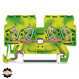 WAGO | 870-837 | 4-CONDUCTOR GROUND TERMINAL BLOCK; 2.5 MM²;