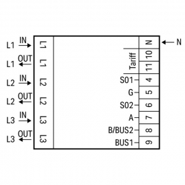 WAGO | 879-3000 | ENERGY CONSUMPTION METER FOR DIRECT CONNEC