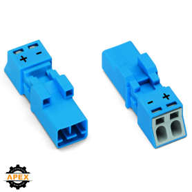 WAGO | 890-1112 | PLUG 2-POLE; BLUE