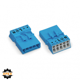 WAGO | 890-1115 | PLUG 5-POLE; BLUE