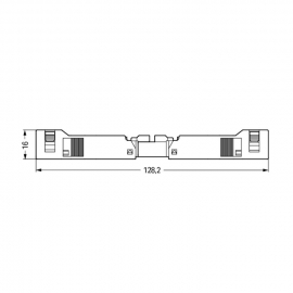 WAGO | 890-114 | PLUG WITH STRAIN RELIEF HOUSING; 4-POLE, BL