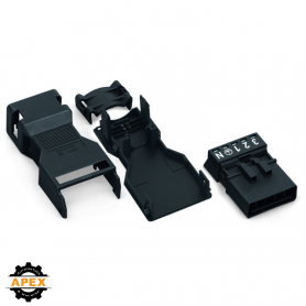 WAGO | 890-115 | PLUG WITH STRAIN RELIEF HOUSING; 5-POLE; BL