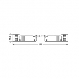 WAGO | 890-115 | PLUG WITH STRAIN RELIEF HOUSING; 5-POLE; BL