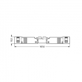 WAGO | 890-122 | SOCKET WITH STRAIN RELIEF HOUSING; 2-POLE,