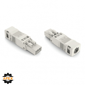 WAGO | 890-133 | PLUG WITH STRAIN RELIEF HOUSING; 3-POLE, WH