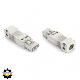 WAGO | 890-134 | PLUG WITH STRAIN RELIEF HOUSING; 4-POLE, WH