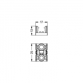 WAGO | 890-1622 | MOUNTING PLATE FOR H-DISTRIBUTION CONNECTO