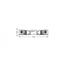 WAGO | 890-202/342-000 | SOCKET, WITH STRAIN RELIEF HOUSING