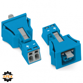 WAGO | 890-2102 | SNAP-IN SOCKET BLUE