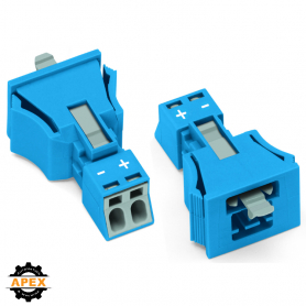 WAGO | 890-2112 | SNAP-IN PLUG BLUE