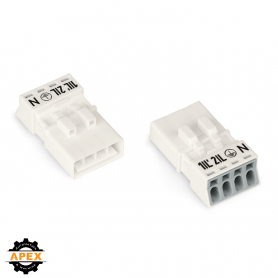 WAGO | 890-234 | PLUG 4-POLE, WHITE