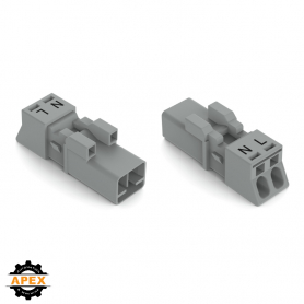 WAGO | 890-252/060-000 | PLUG 2-POLE, GRAY
