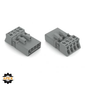 WAGO | 890-254/060-000 | PLUG, 4-POLE, GRAY