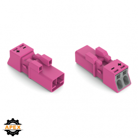 WAGO | 890-292/082-000 | PLUG 2-POLE, PINK