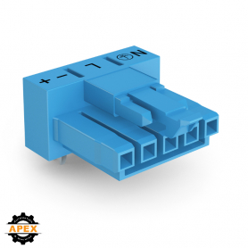 WAGO | 890-3105/011-000 | SOCKET FOR PCBS ANGLED 5-POLE