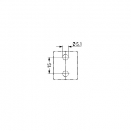 WAGO | 890-623 | MOUNTING PLATE 3-POLE, BLACK