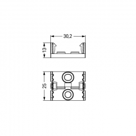 WAGO | 890-625 | MOUNTING PLATE 5-POLE, BLACK