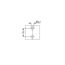 WAGO | 890-674 | MOUNTING PLATE 4-POLE, WHITE