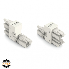 WAGO | 890-686 | H-DISTRIBUTION CONNECTOR 3-POLE COD. A, WHI