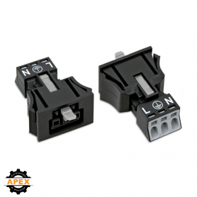 SNAP-IN SOCKET BLACK