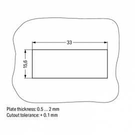 WAGO | 890-705/006-000 | SNAP-IN SOCKET; WITHOUT LOCKING LEV