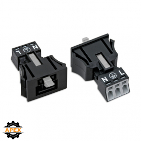 SNAP-IN PLUG BLACK