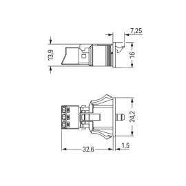 WAGO | 890-713 | SNAP-IN PLUG BLACK