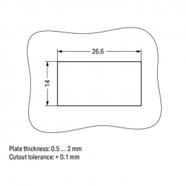 WAGO | 890-714 | SNAP-IN PLUG BLACK