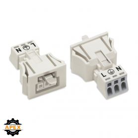 WAGO | 890-723 | SNAP-IN SOCKET WHITE