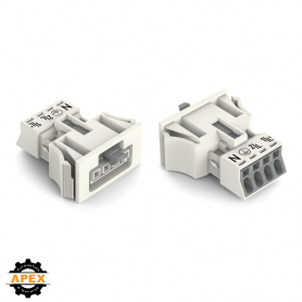 WAGO | 890-724 | SNAP-IN SOCKET WHITE