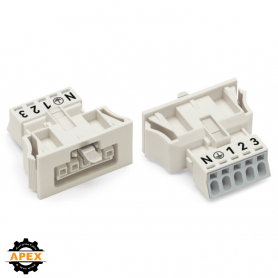 WAGO | 890-725 | SNAP-IN SOCKET WHITE