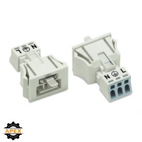 WAGO | 890-733 | SNAP-IN PLUG WHITE