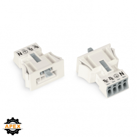 WAGO | 890-734 | SNAP-IN PLUG WHITE