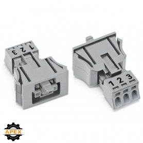 WAGO | 890-743 | SNAP-IN SOCKET GRAY