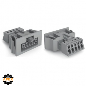 WAGO | 890-745 | SNAP-IN SOCKET GRAY