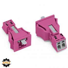 WAGO | 890-792 | SNAP-IN PLUG; 2-POLE; COD. B; 1,50 MM²; PIN