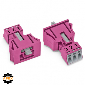 WAGO | 890-793 | SNAP-IN PLUG PINK