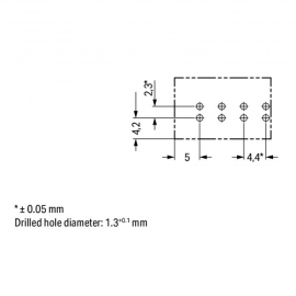 WAGO | 890-804 | SOCKET FOR PCBS STRAIGHT 4-POLE