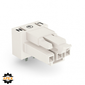 WAGO | 890-823/011-000 | SOCKET FOR PCBS ANGLED 3-POLE