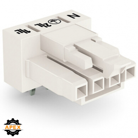 WAGO | 890-824/011-000 | SOCKET FOR PCBS ANGLED 4-POLE