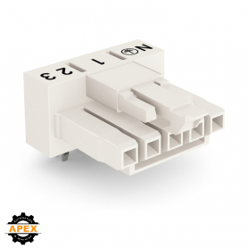 SOCKET FOR PCBS ANGLED 5-POLE