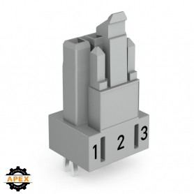 WAGO | 890-843 | SOCKET FOR PCBS STRAIGHT 3-POLE