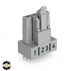 WAGO | 890-844 | SOCKET FOR PCBS STRAIGHT 4-POLE