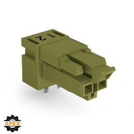 WAGO | 890-862/011-000 | SOCKET FOR PCBS ANGLED 2-POLE