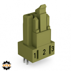 WAGO | 890-863 | SOCKET FOR PCBS STRAIGHT 3-POLE