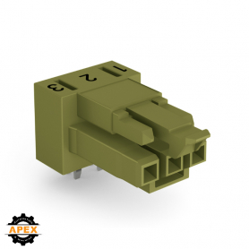 WAGO | 890-863/011-000 | SOCKET FOR PCBS ANGLED 3-POLE